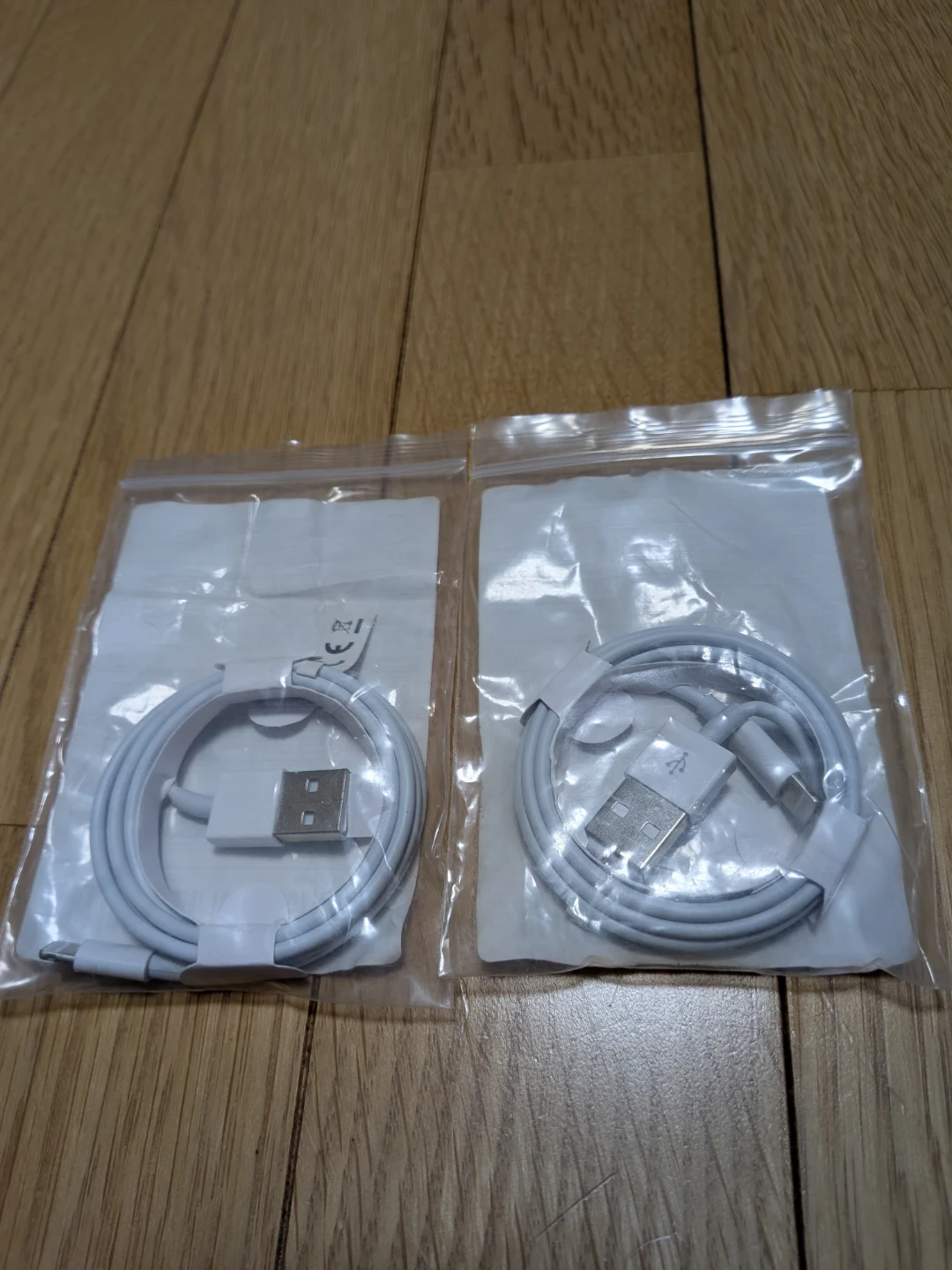 未使用 Lightning充電ケーブル 2本セット USB-A