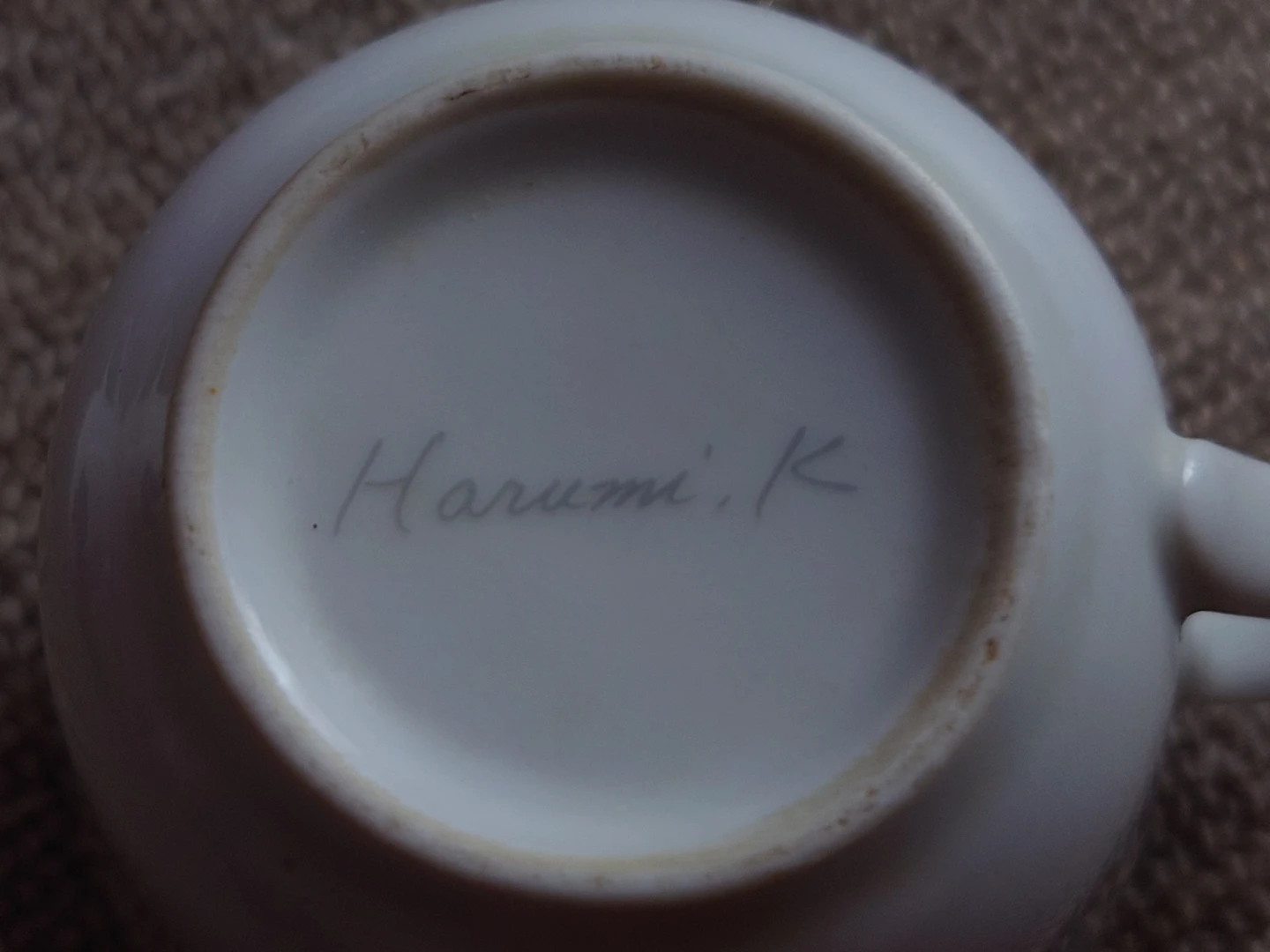 栗原はるみ Harumi.K ブルーベリー柄 カップ 2個セットの写真4枚目