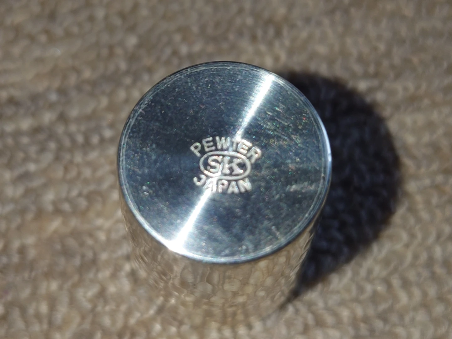 PEWTER SK JAPAN 鎚目カップの写真3枚目