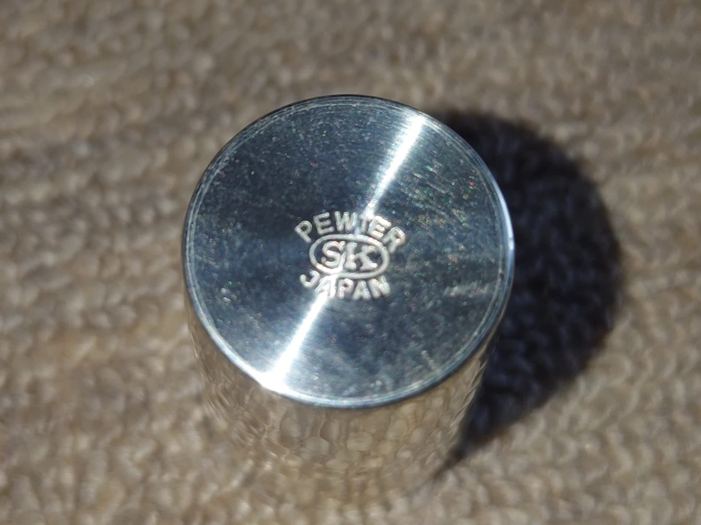 PEWTER SK JAPAN 鎚目カップの写真3枚目