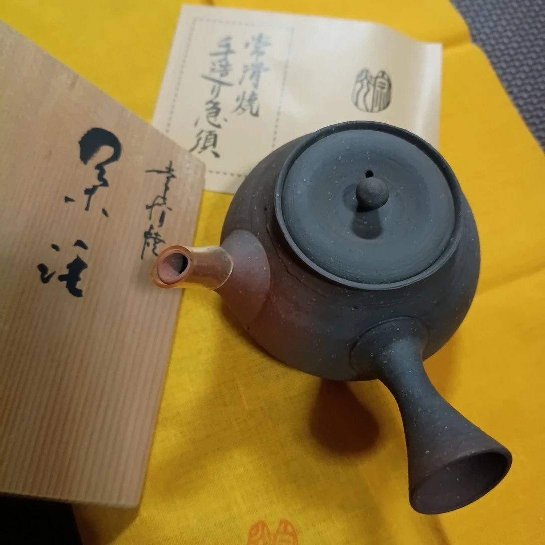 常滑焼 急須 手造り 共箱付