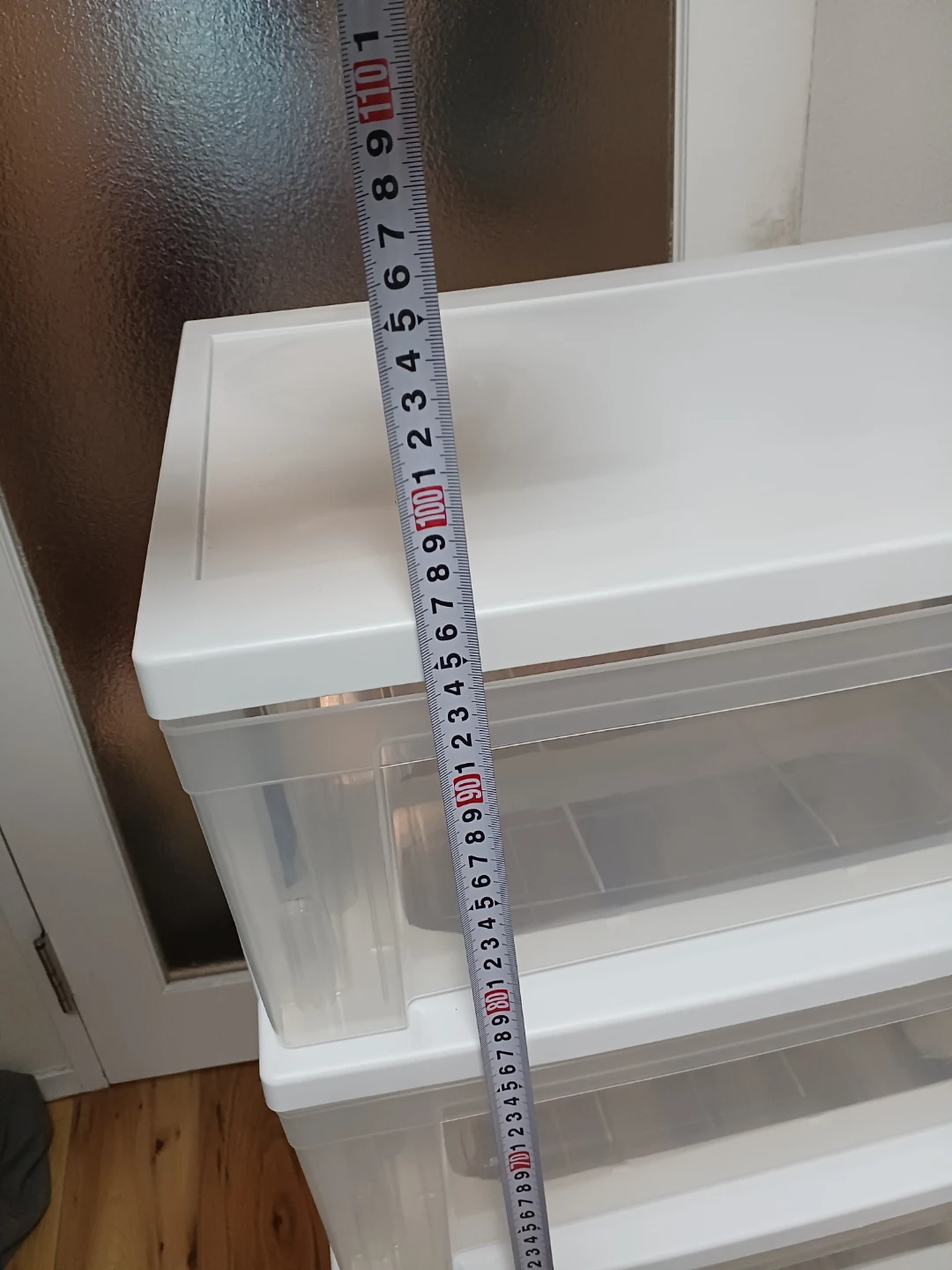 【段階分解可】プラスチックチェスト 5段収納 ホワイトの写真2枚目