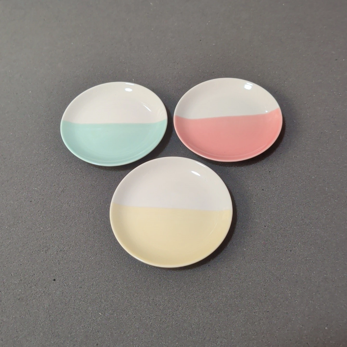 小皿 3枚セット パステルカラー