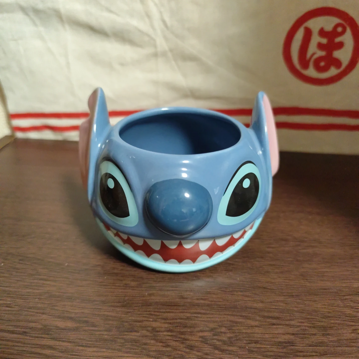 ディズニー リロ&スティッチ 3D立体フェイス型マグカップ