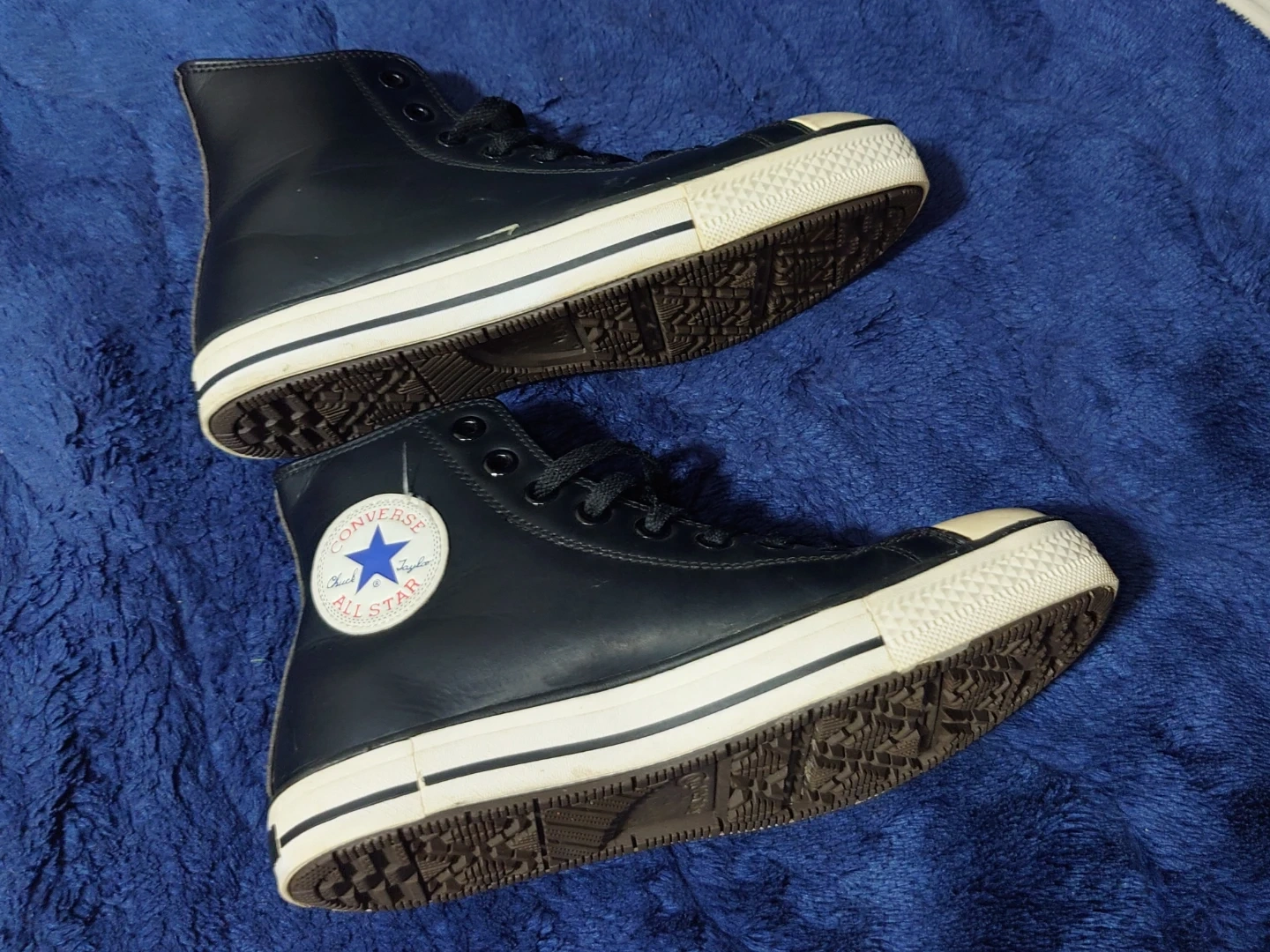 CONVERSE コンバース オールスター ハイカット 黒 24cm USED品の写真3枚目
