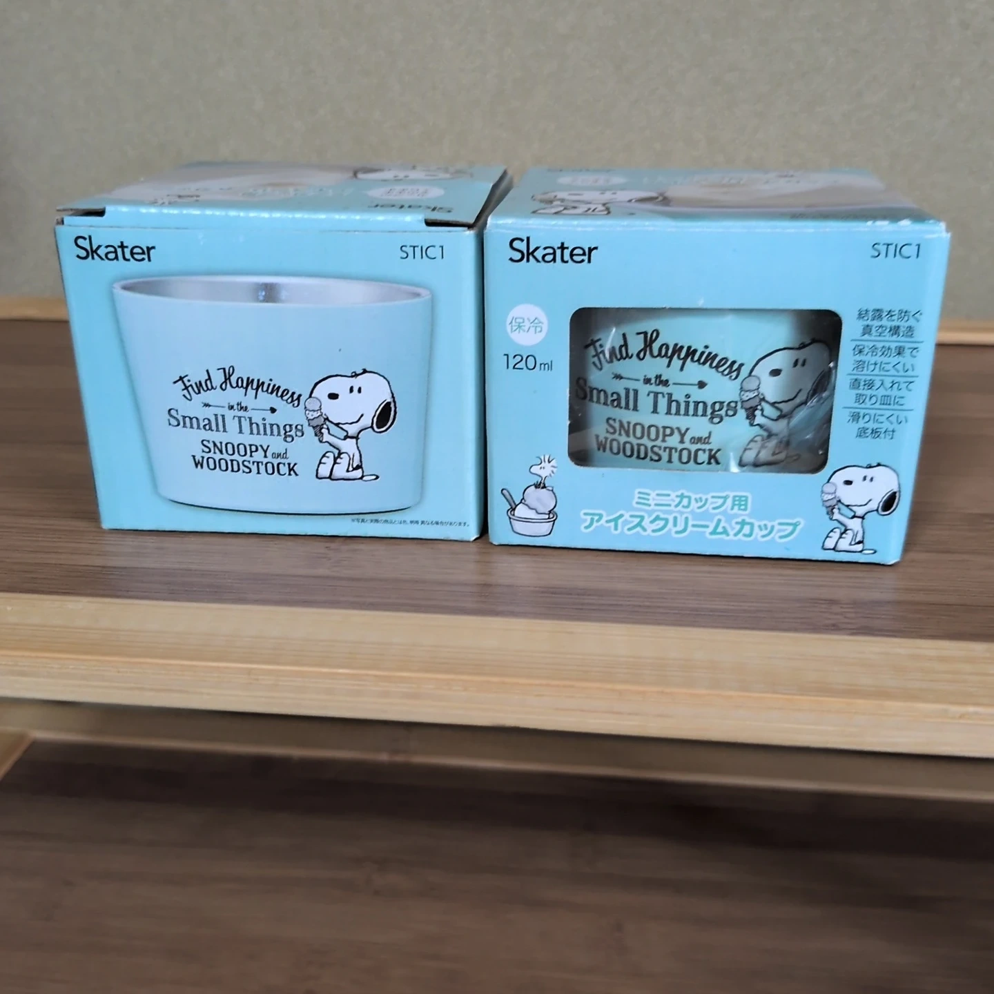 スヌーピー アイスクリームカップ