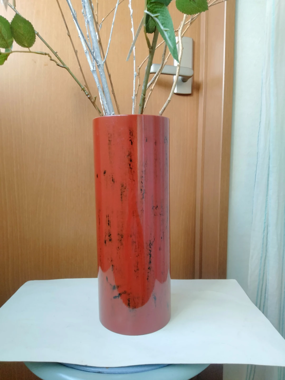 花瓶　フラワーベース　一輪挿し　使用済み　漆器　島安汎工芸製作所　創業大正5年の写真3枚目