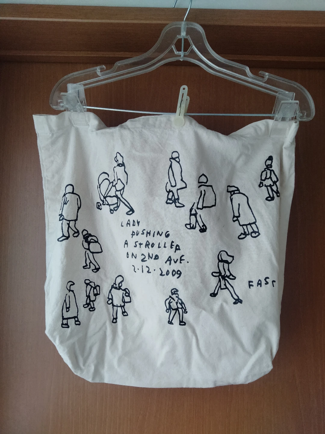 ユニクロ　エコバッグ　ジェイソンポラン　コラボ商品　М