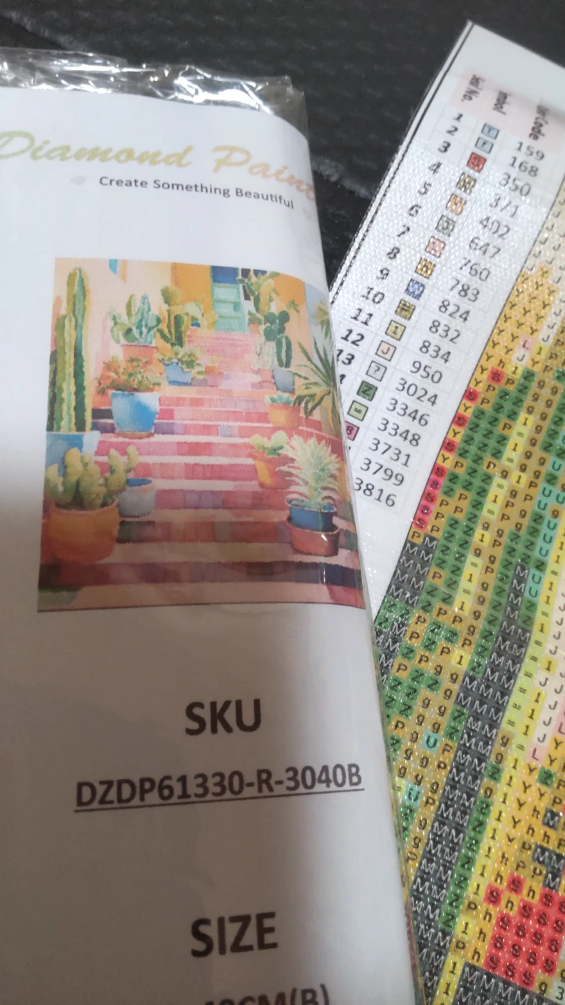 ダイヤモンドアートキット 30×40cmの写真2枚目
