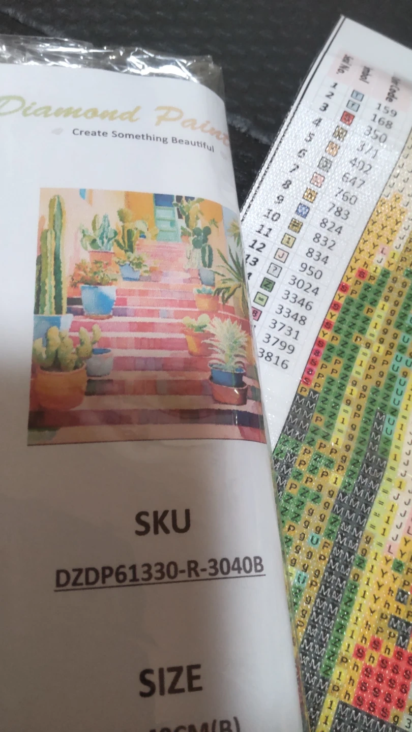 ダイヤモンドアートキット 30×40cmの写真2枚目