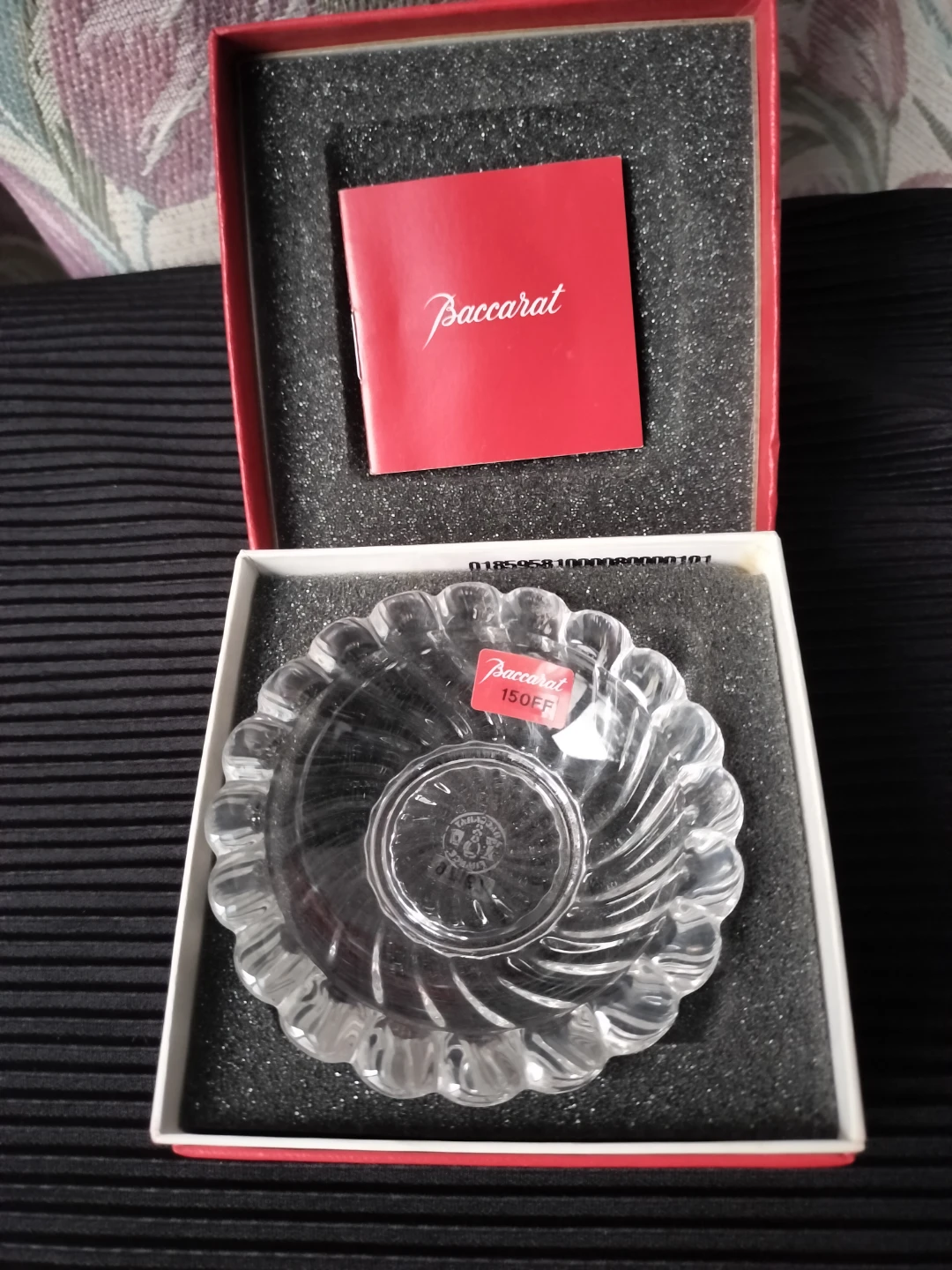 新品バカラ クリスタル プレート 小皿