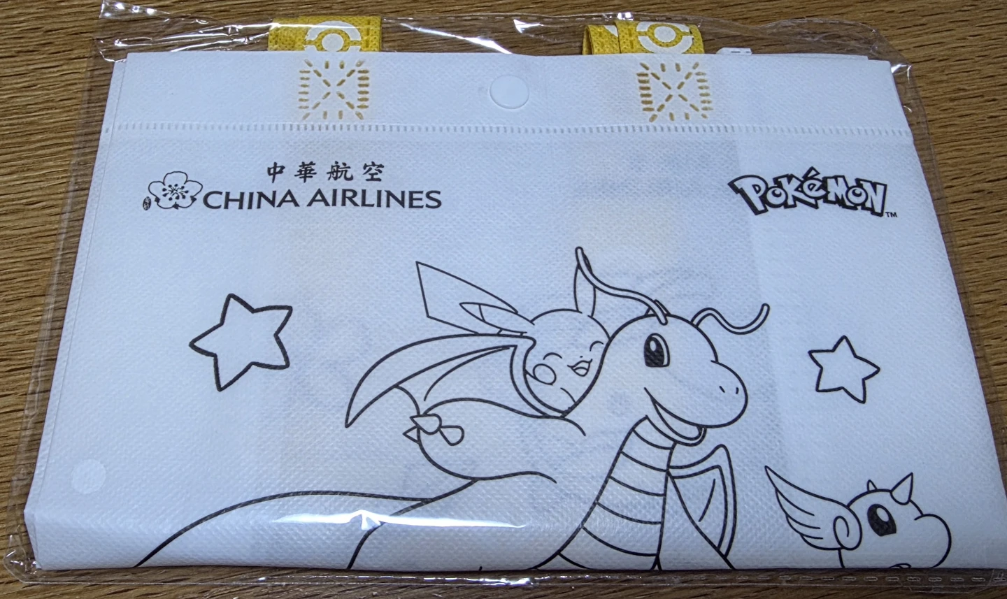 【新品】チャイナエアライン ポケモン 手提げ袋 お絵かきセット