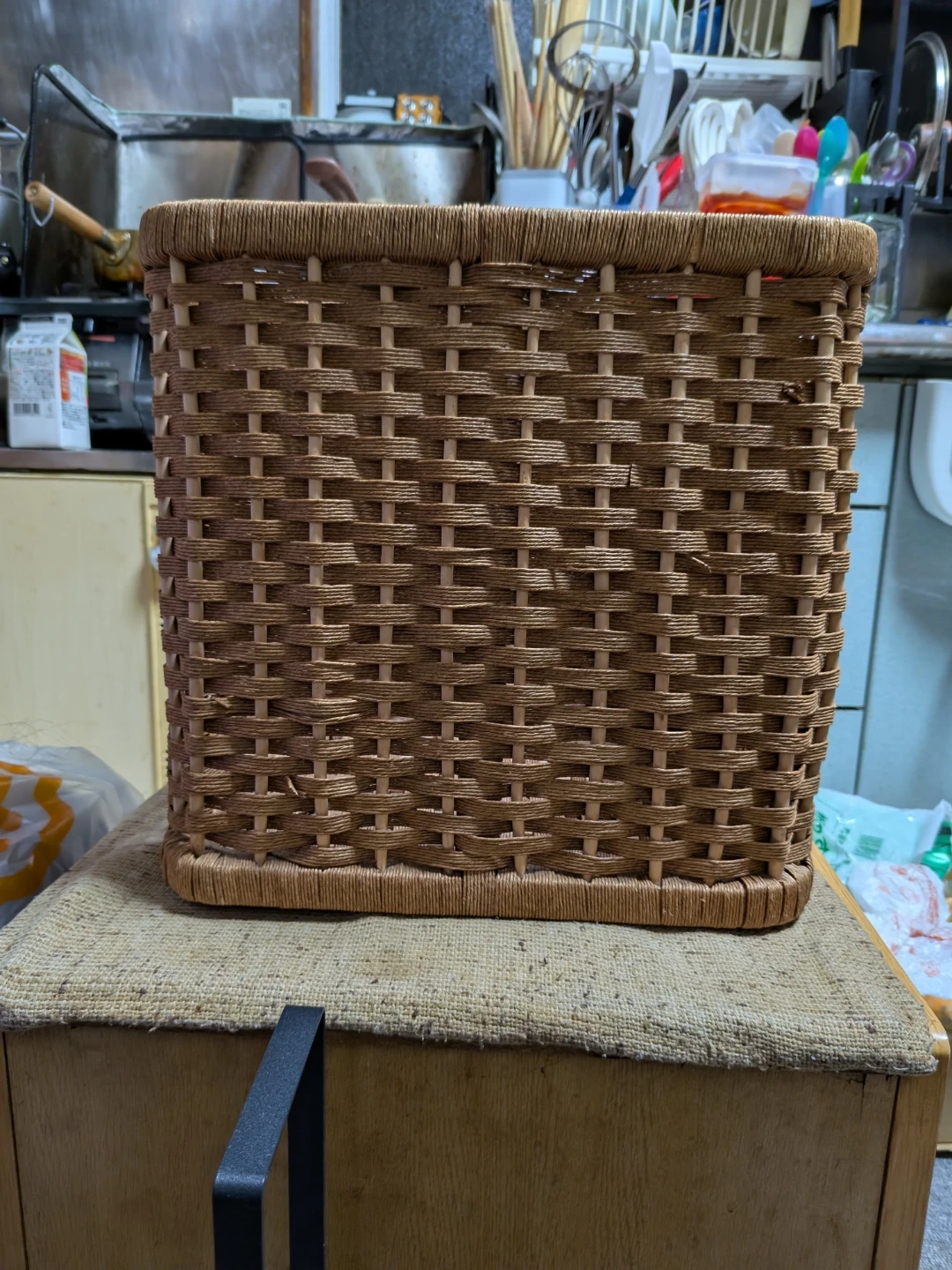 ラタン風 収納バスケット カゴ
