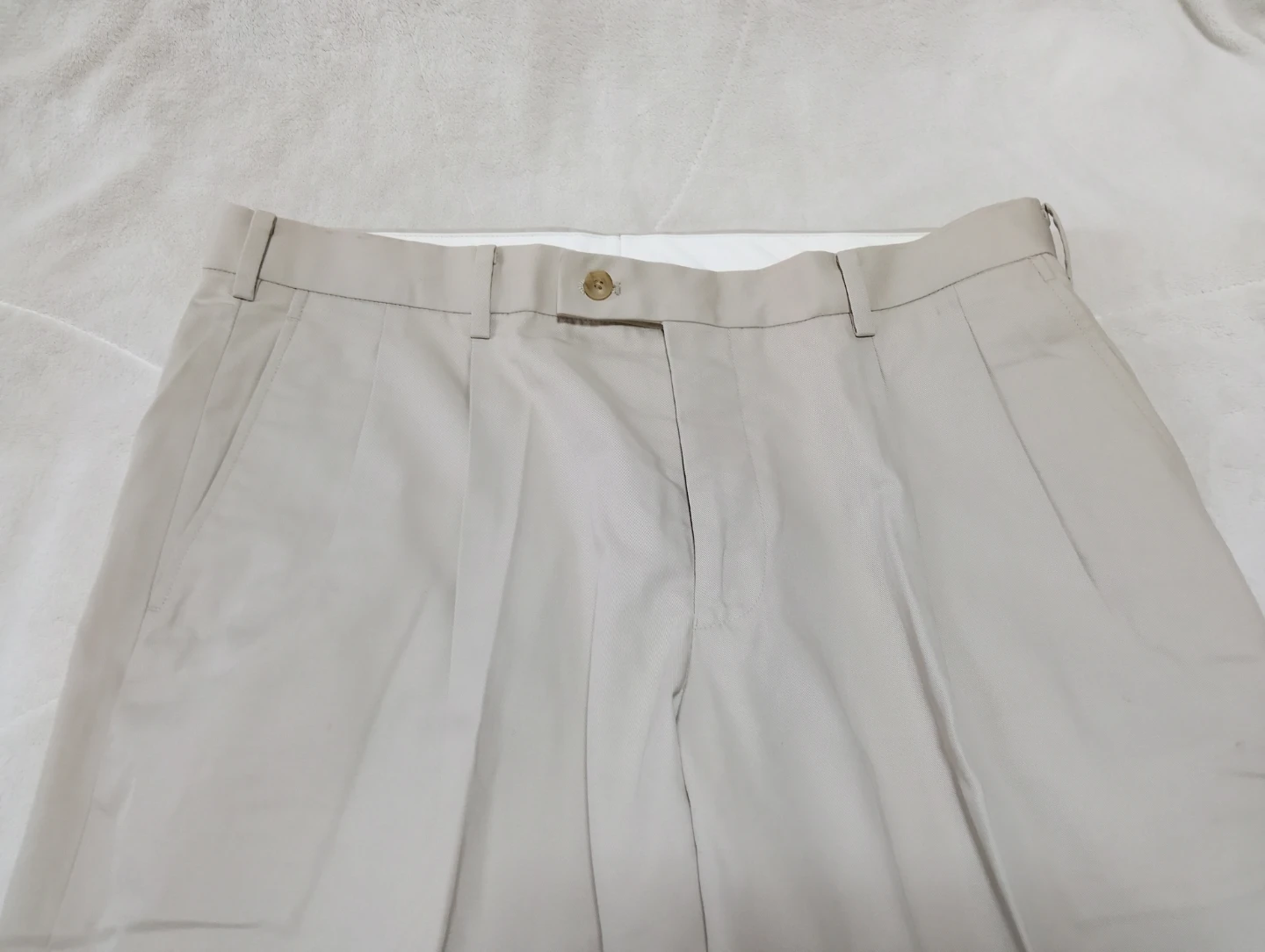 ユニクロ チノパンツ ベージュ 91cmの写真4枚目