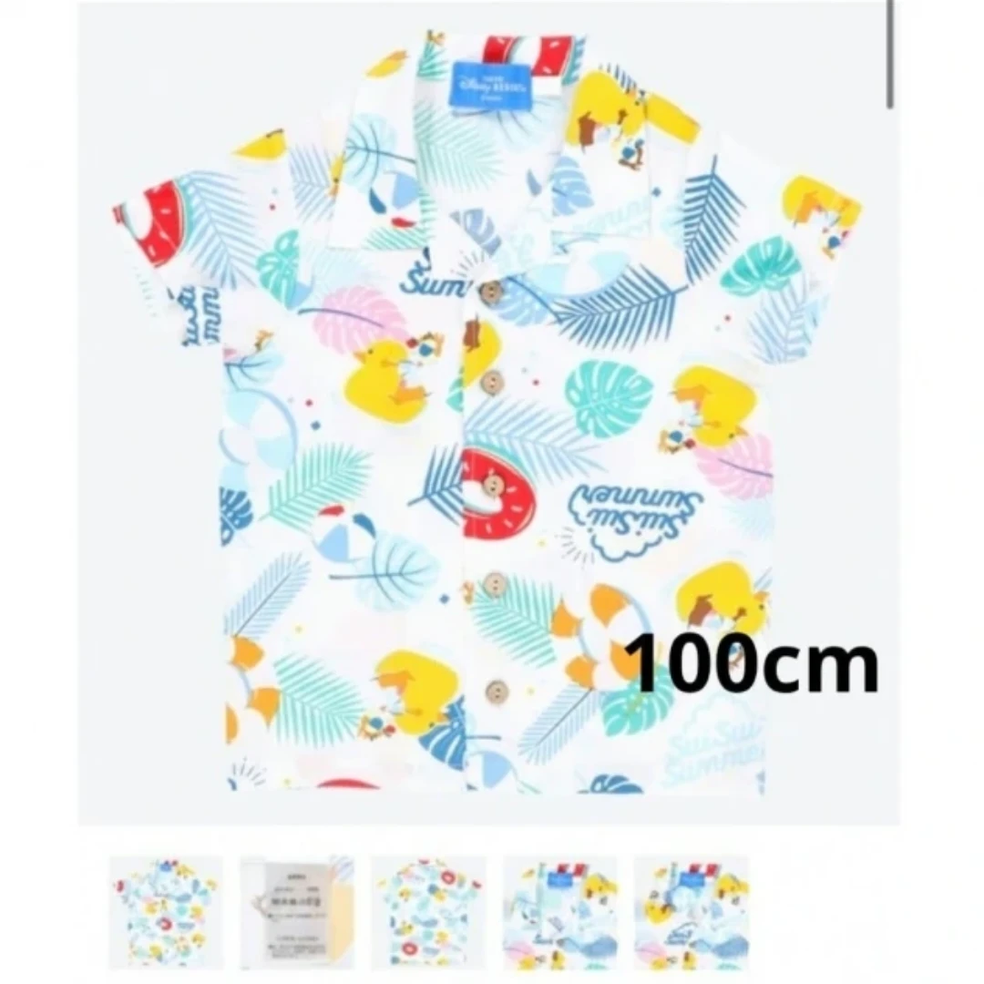 東京ディズニーリゾート アロハシャツ 100cm　チップとデール