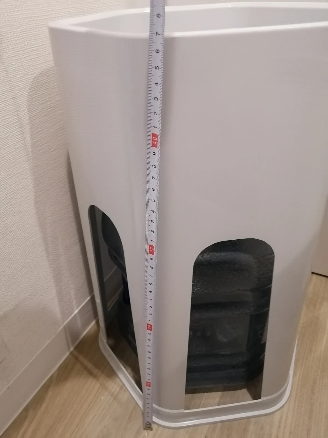 ウォーターサーバー用ボトルスタンド ホワイト 2個セットの写真4枚目