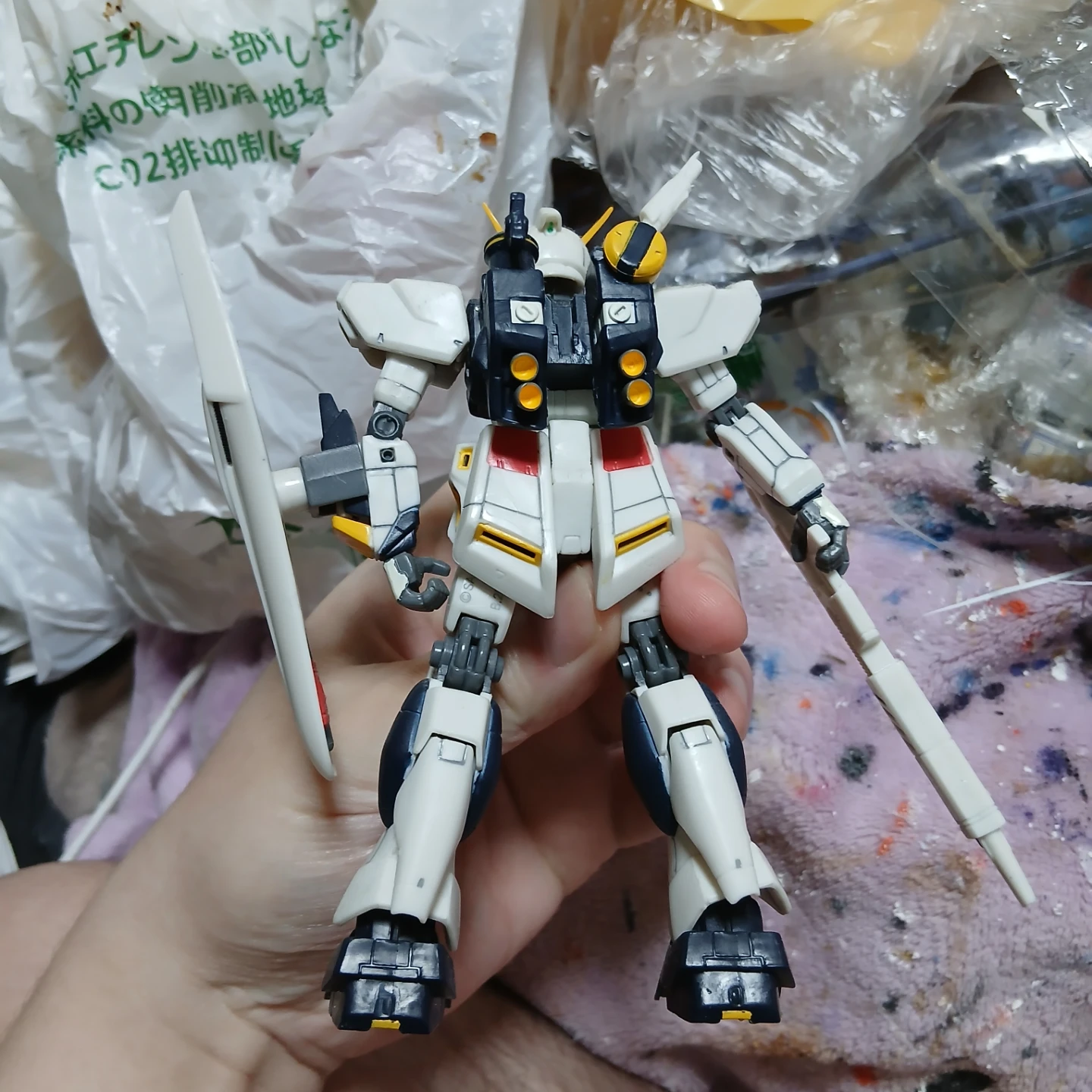 ニューガンダムのインアクションフィンファンネルつきの写真2枚目
