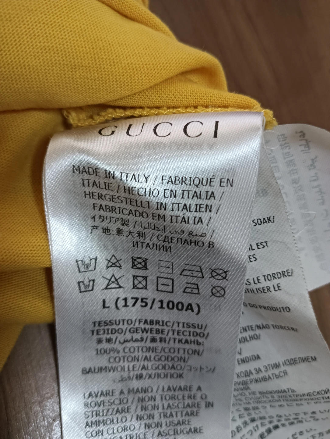 GUCCI グッチ CHIMEプリント Tシャツの写真8枚目