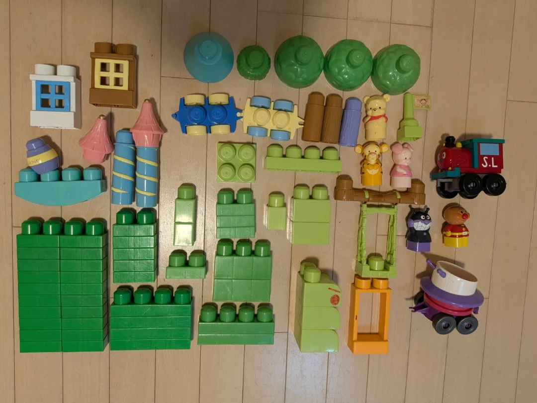 メガブロック　計343ピース　マテル　MEGA BLOKS　アンパンマンの写真6枚目