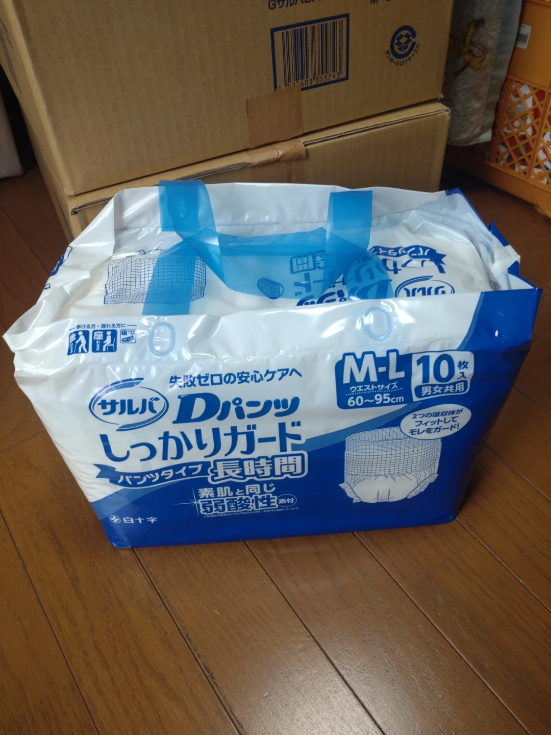 サルバ Dパンツ しっかりガード 長時間 M-L 30枚入 3箱 (全部で90枚)