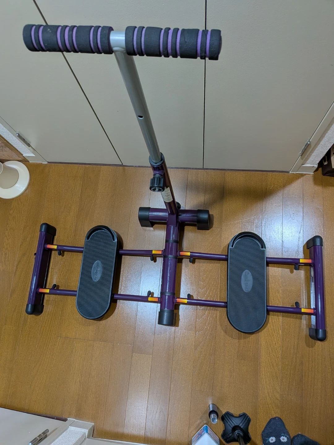 レッグマジックX エクササイズ器具 紫の写真2枚目