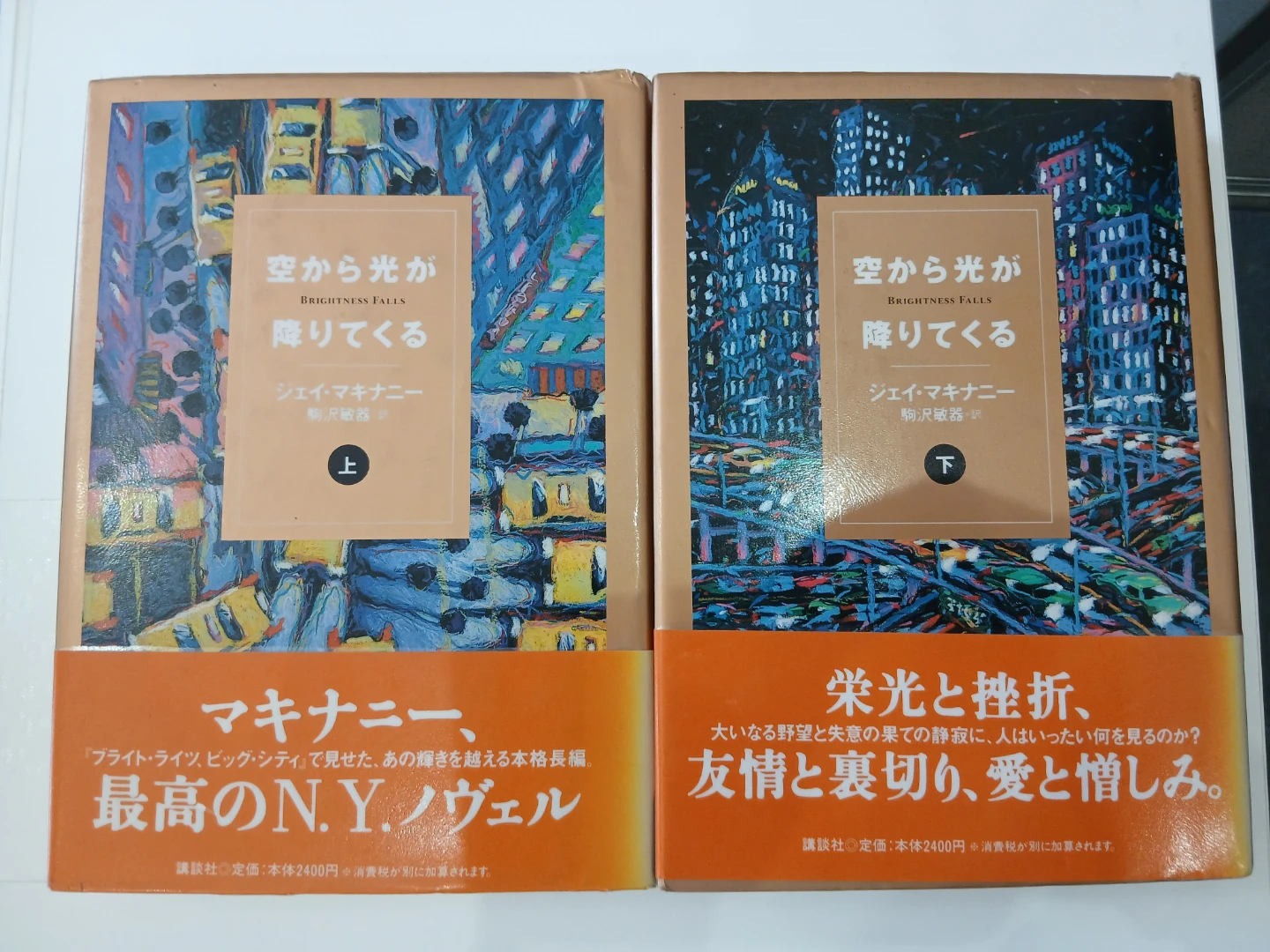 空から光が降りてくる　小説　上下巻　他の有料商品とまとめて取引の場合のみ取引します