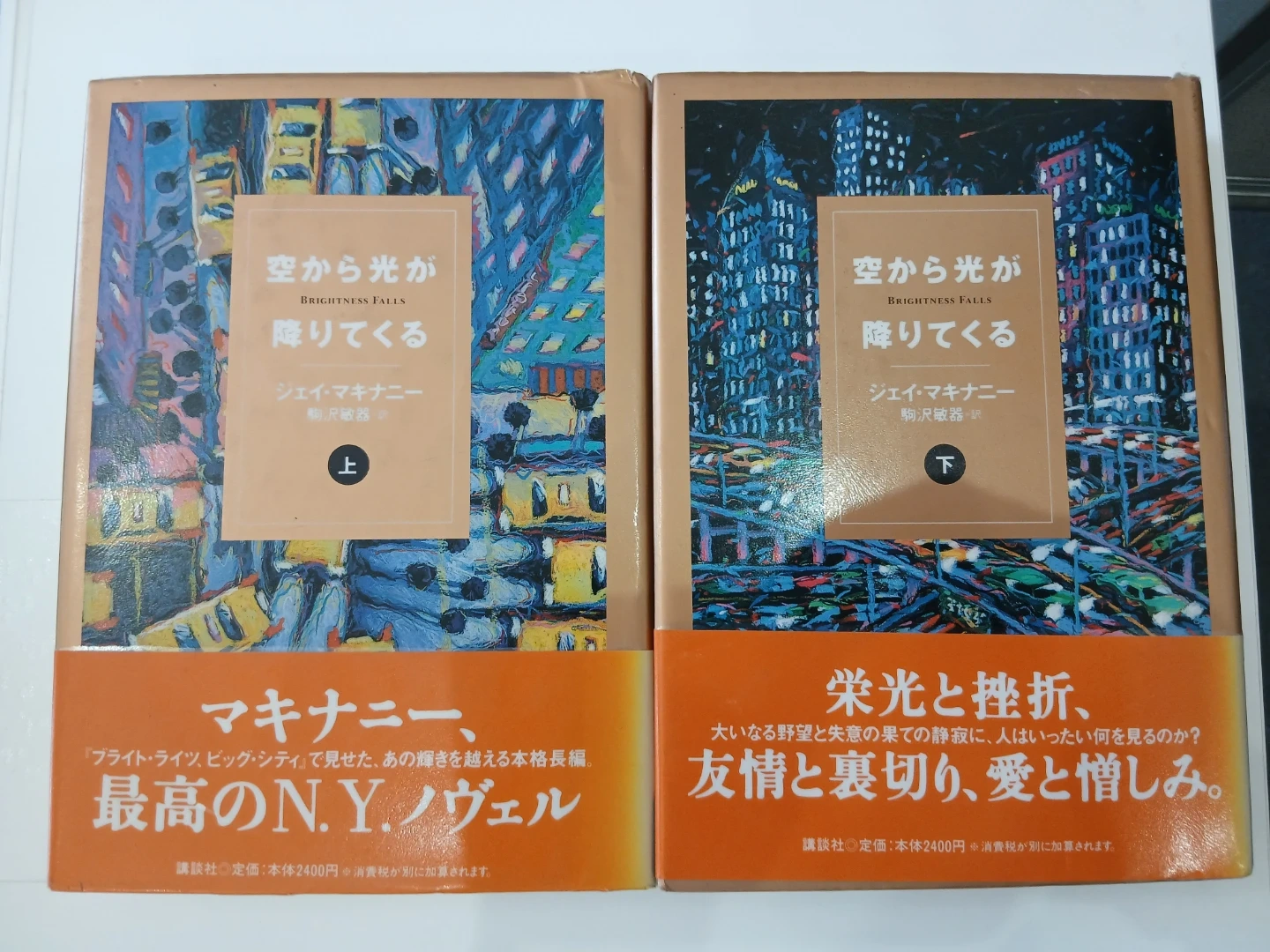 空から光が降りてくる 小説 上下巻 他の有料商品とまとめて取引の場合のみ取引します