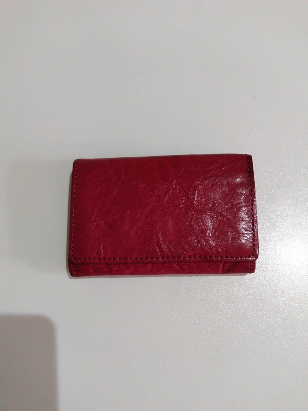 バルコス 本革名刺入れ カードケース ボルドー　※有料の品お買い上げの際のおまけとしての写真2枚目
