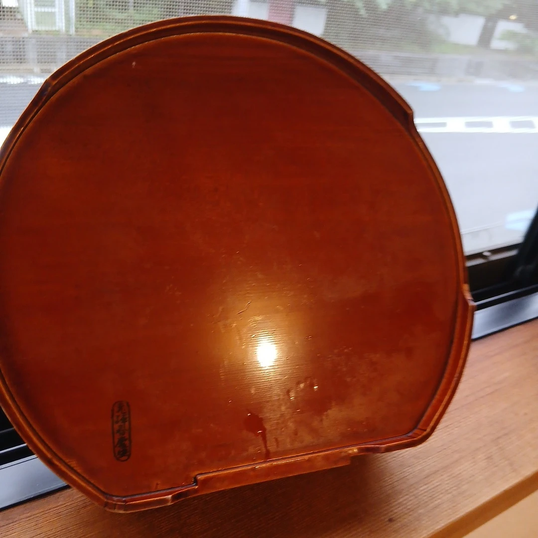 木製 半月盆 懐石盆 盆 漆器の写真4枚目