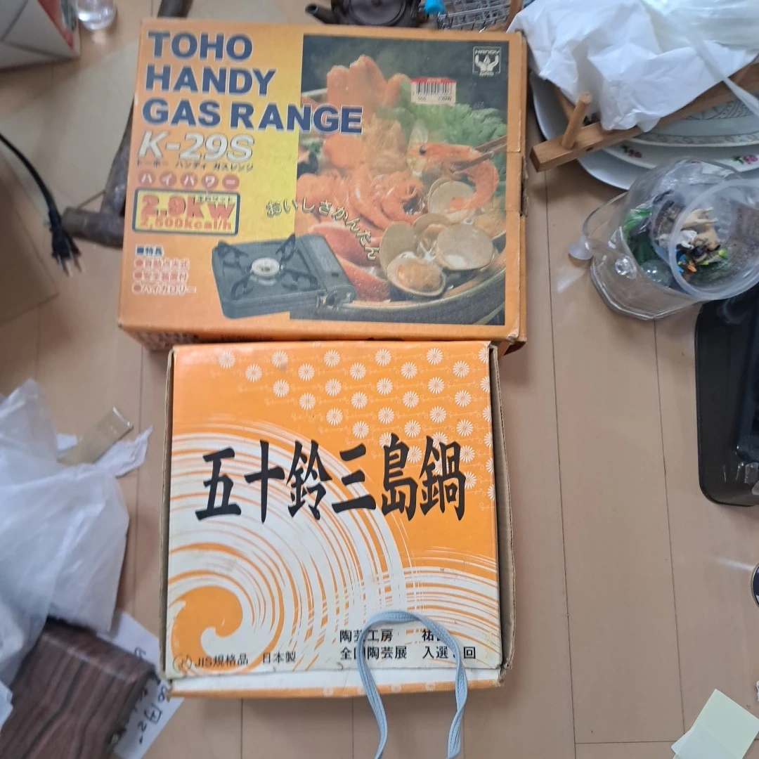 どなべとたく上コンロ