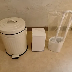 ゴミ箱・トイレポット・トイレブラシセット