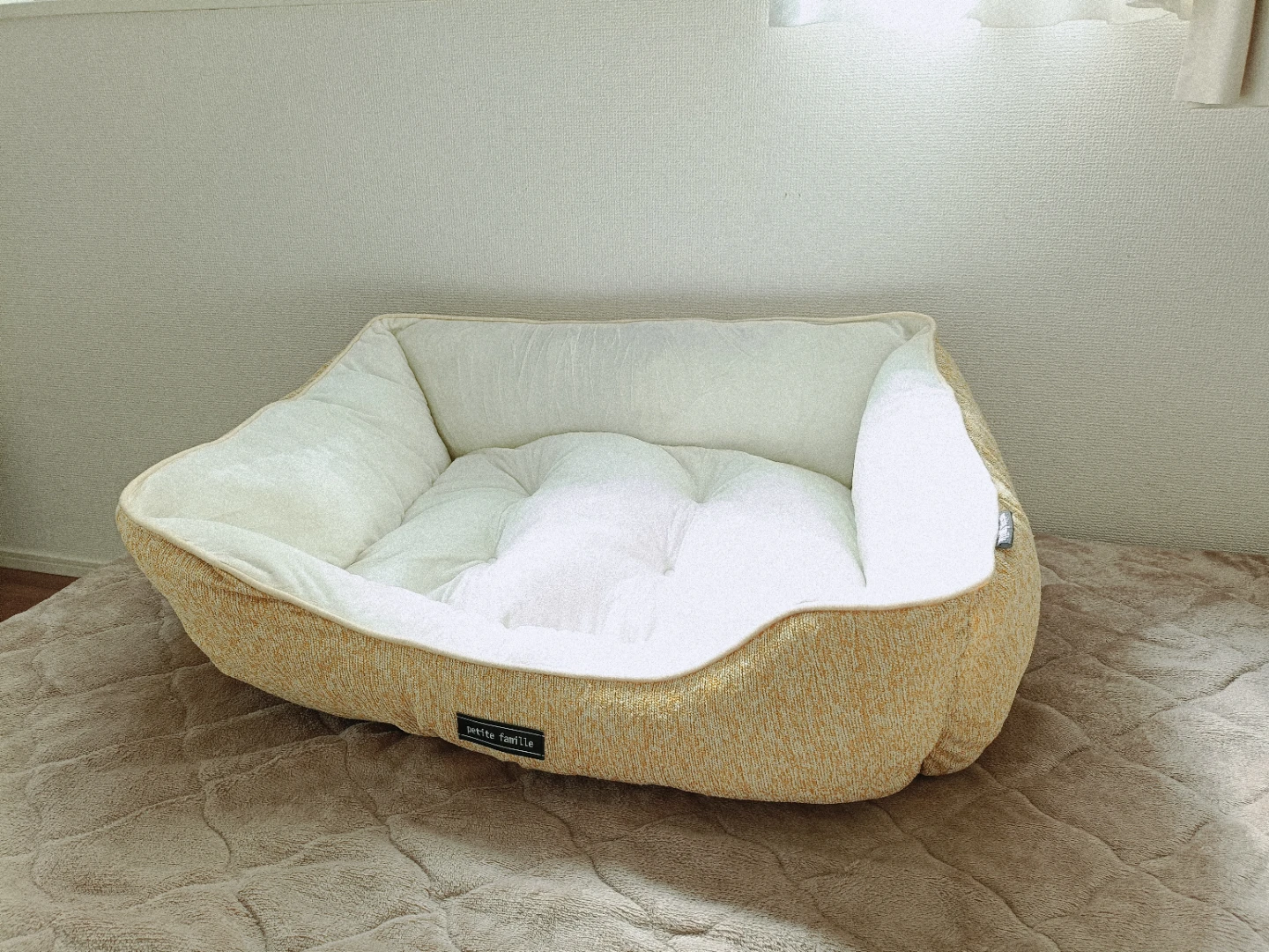 ペットベッド　 Lサイズ 　イエロー