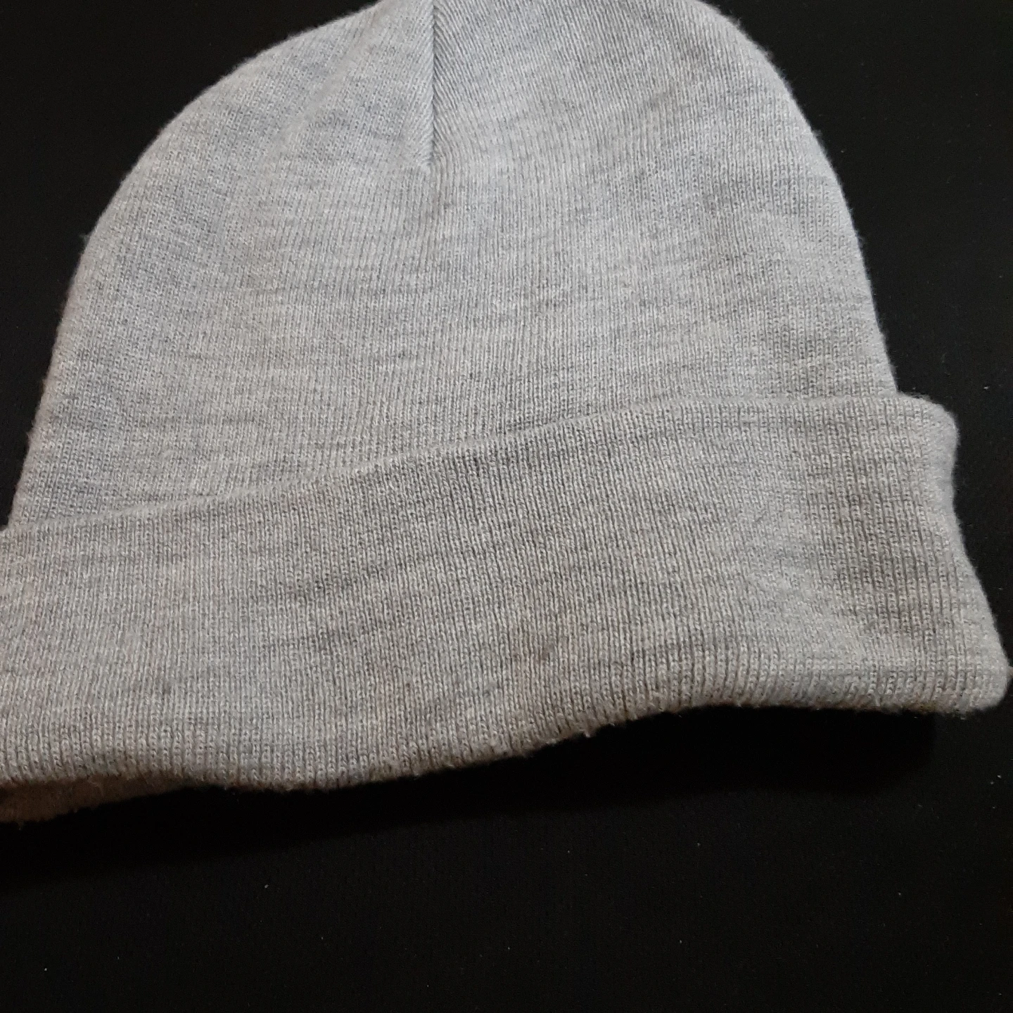 ユニクロ ニットキャップ グレー ONE SIZE
