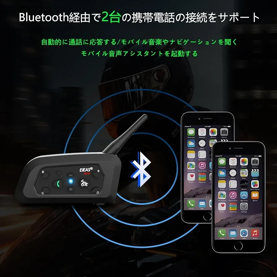 未使用新品 EJEAS V6 Pro+ バイクインカム 防水 の写真5枚目