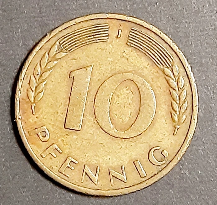 旧貨 ドイツ 10ペニヒ硬貨の写真2枚目