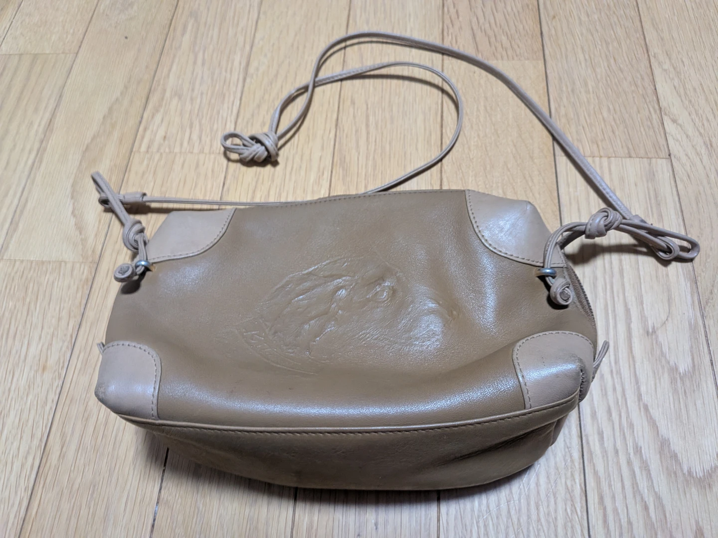 KITAMURA キタムラ ショルダーバッグ ベージュ系 使用少なめ
