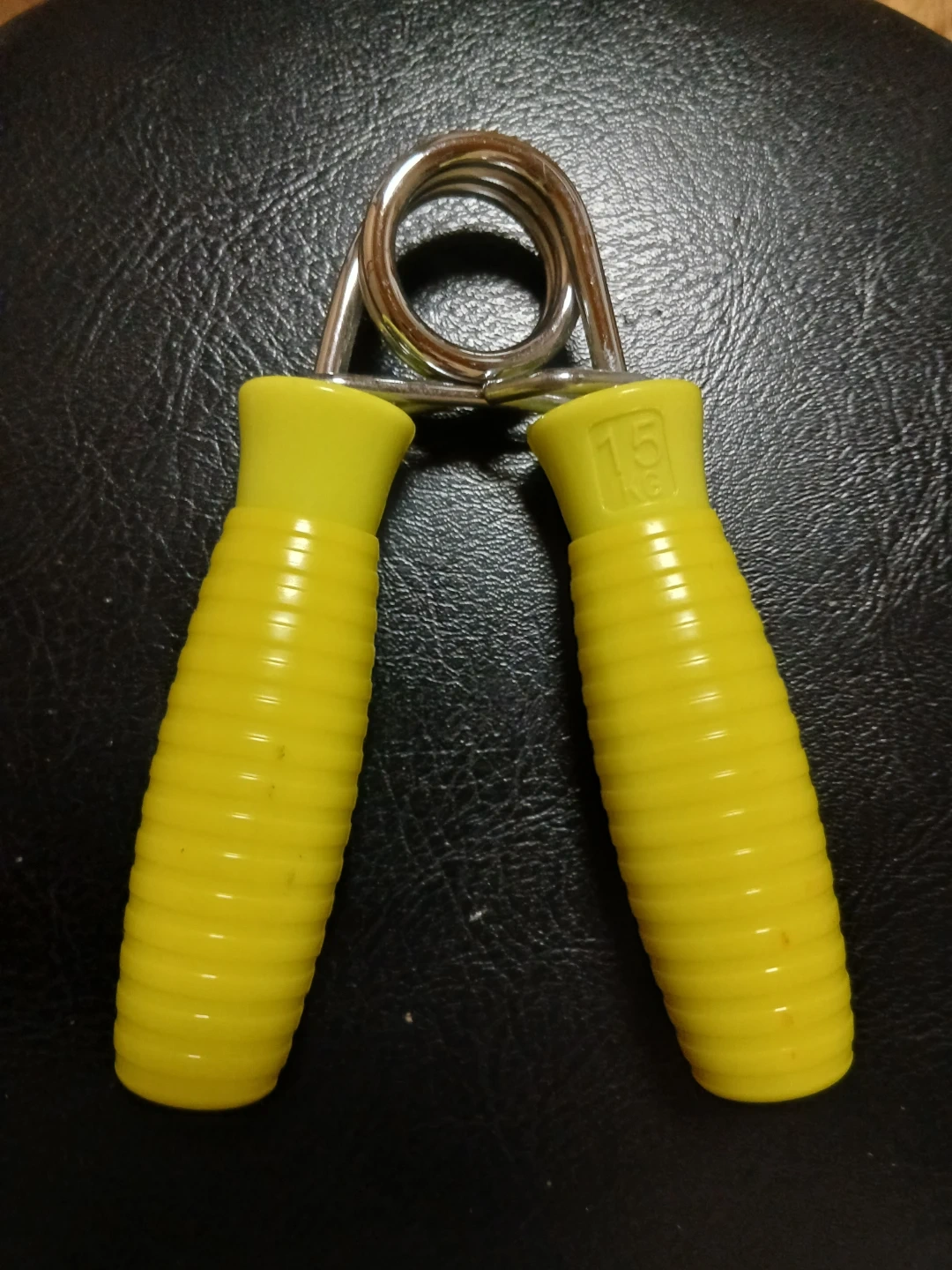 ハンドグリップ 15kg イエロー トレーニングの写真2枚目