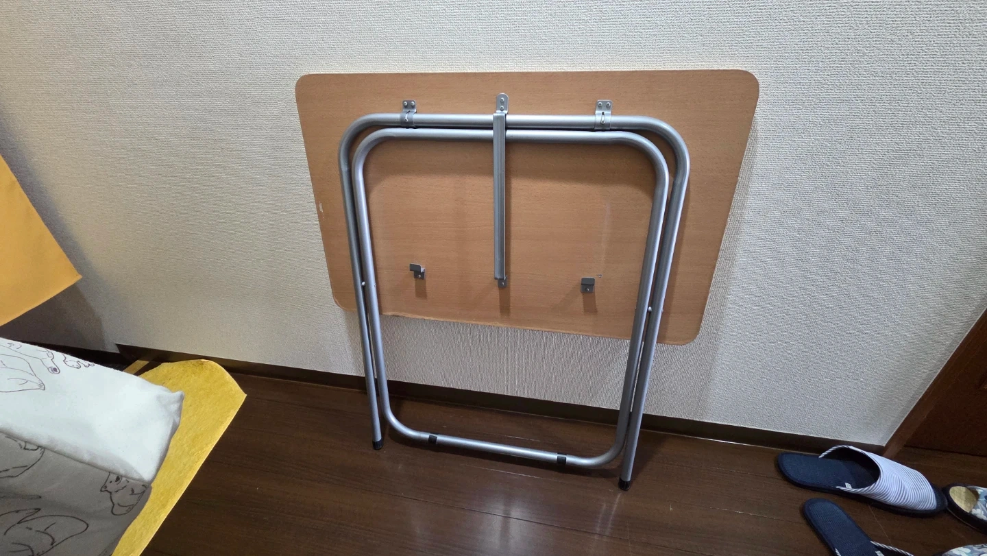 折りたたみテーブル ナチュラル 木目調