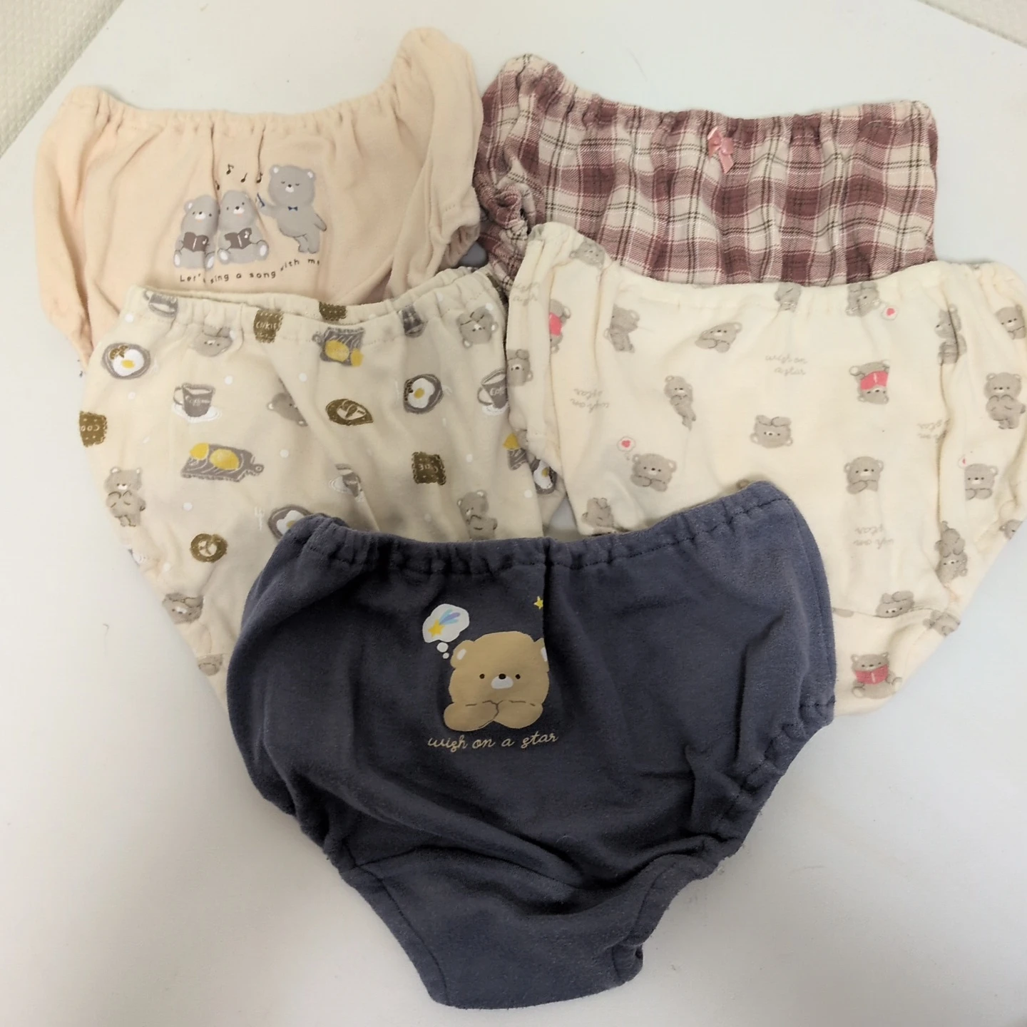 キッズ ショーツ 5枚セット くま柄