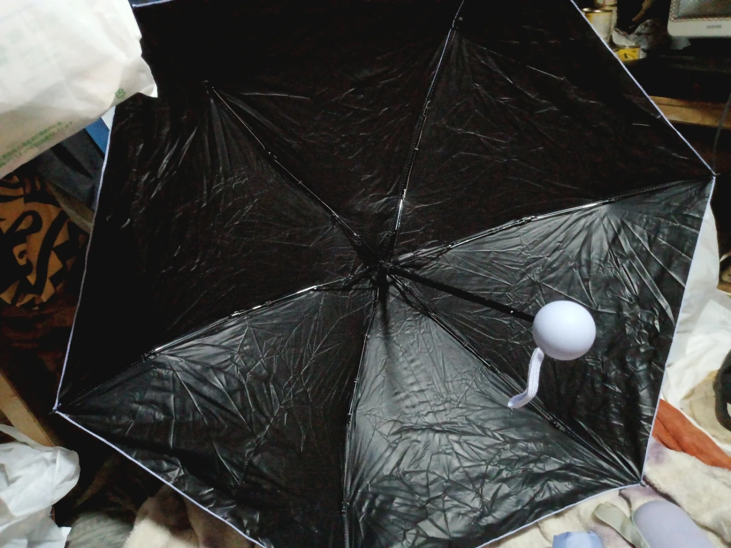 晴雨兼用 折りたたみ傘 ライトブルーの写真4枚目