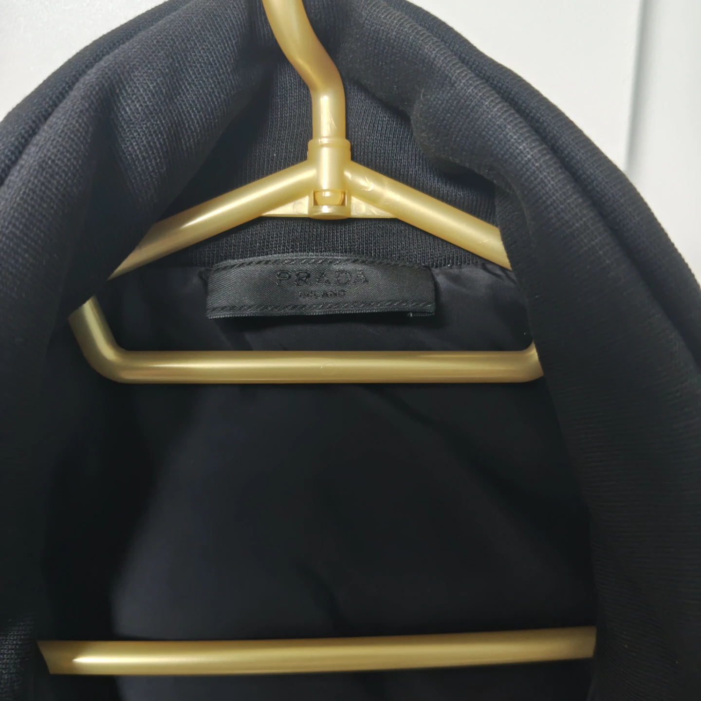 PRADA SPORT ナイロン ジャケット 黒 M フード付き　プラダスポーツの写真4枚目