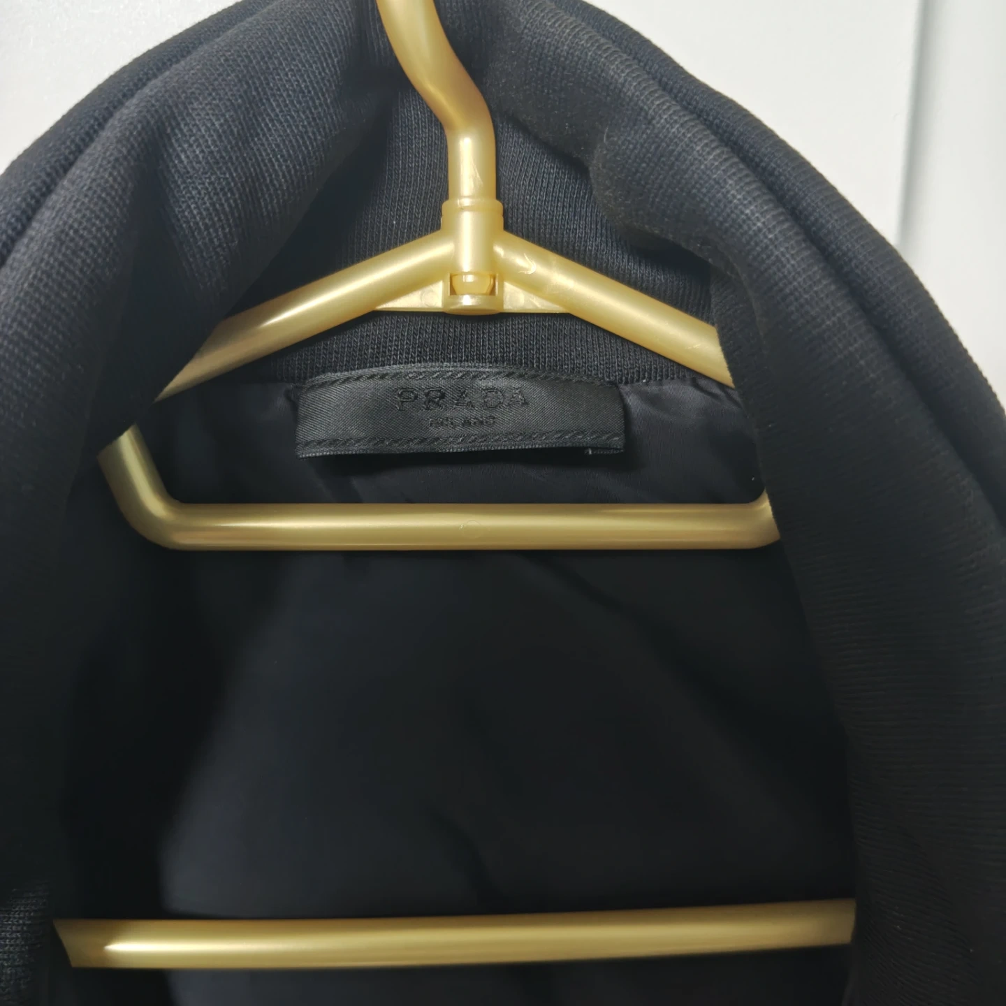 PRADA SPORT ナイロン ジャケット 黒 M フード付き プラダスポーツの写真4枚目