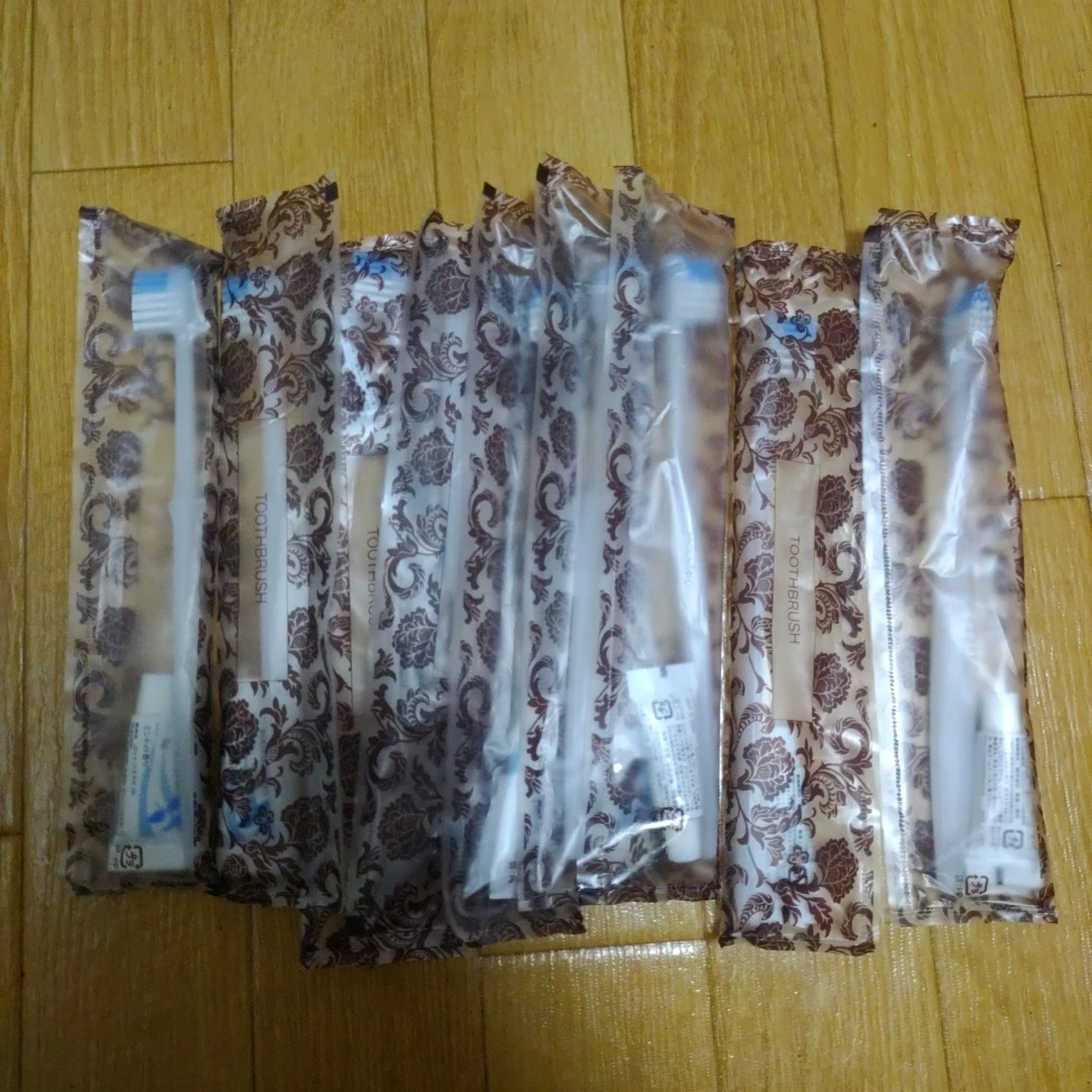 使い捨て歯ブラシ 9本セット