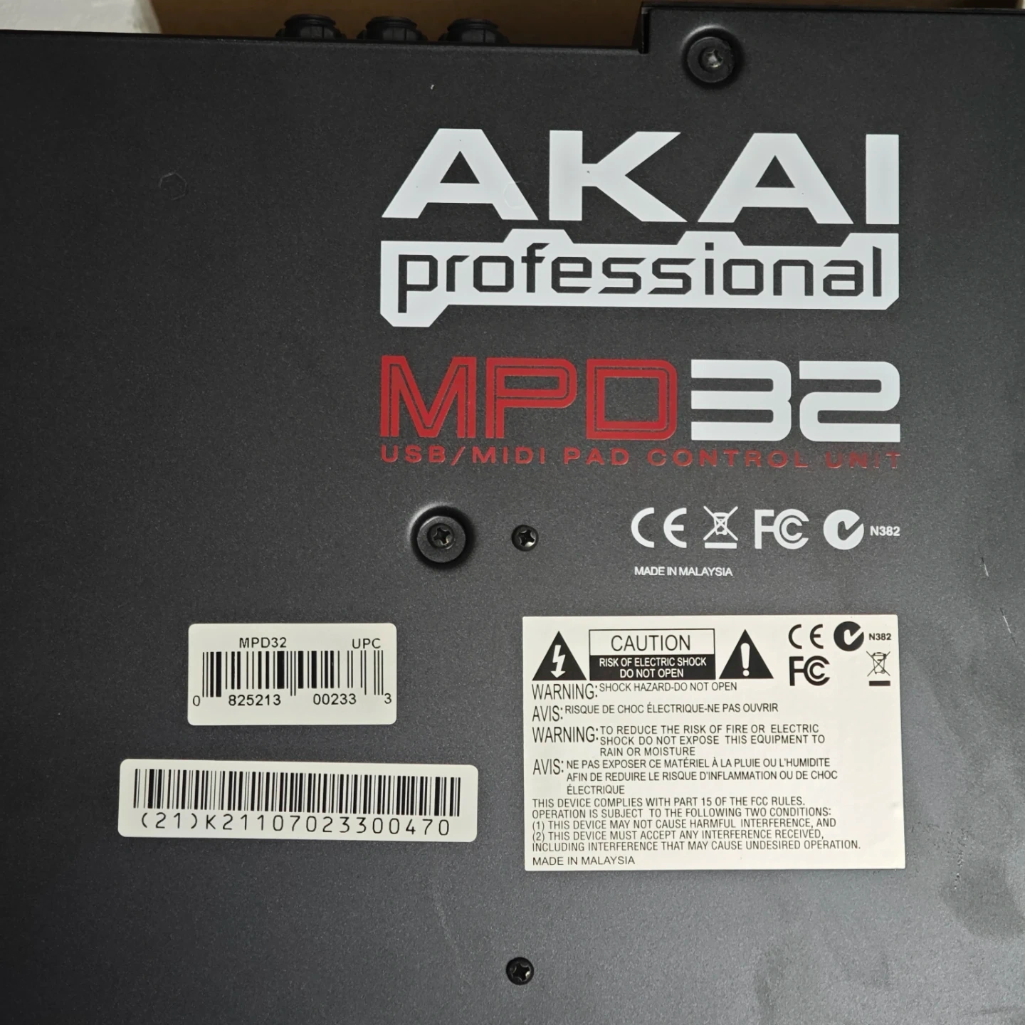 AKAI MPD32の写真2枚目