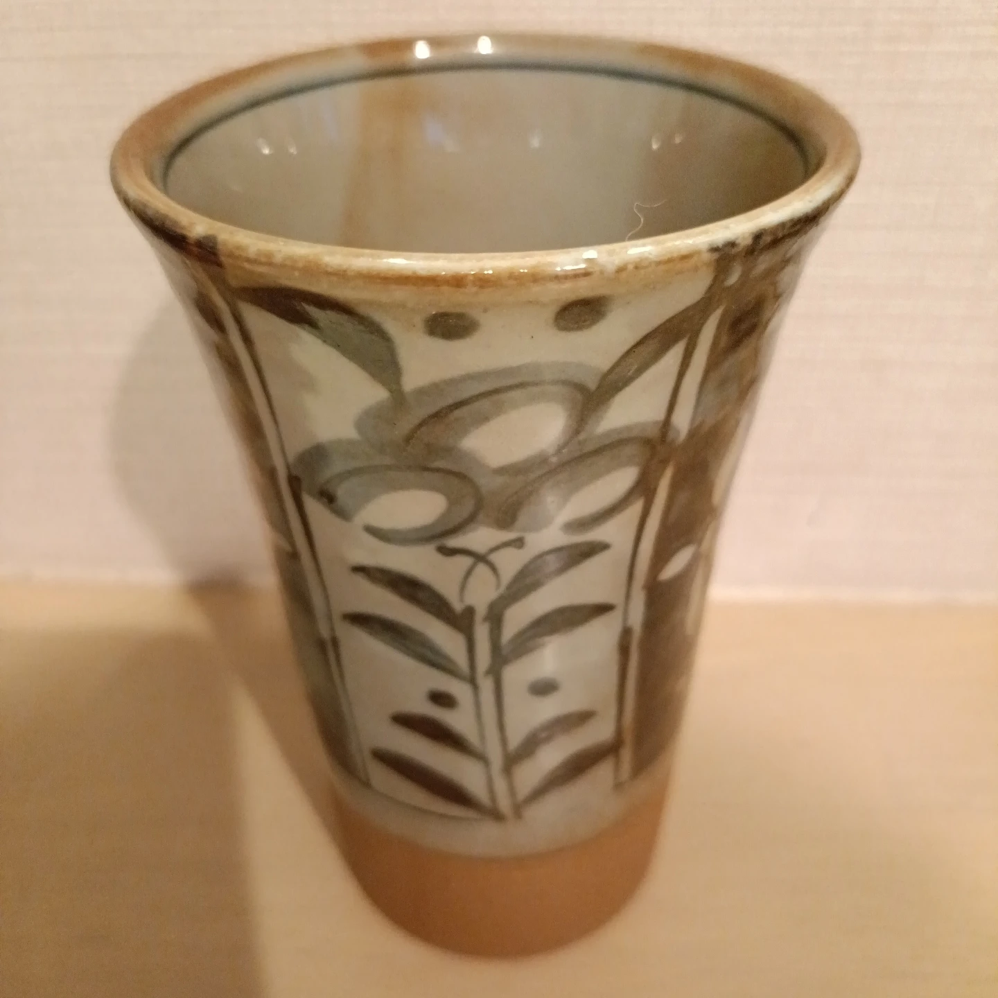 和風ビアグラス 陶器  手描き模様の写真5枚目