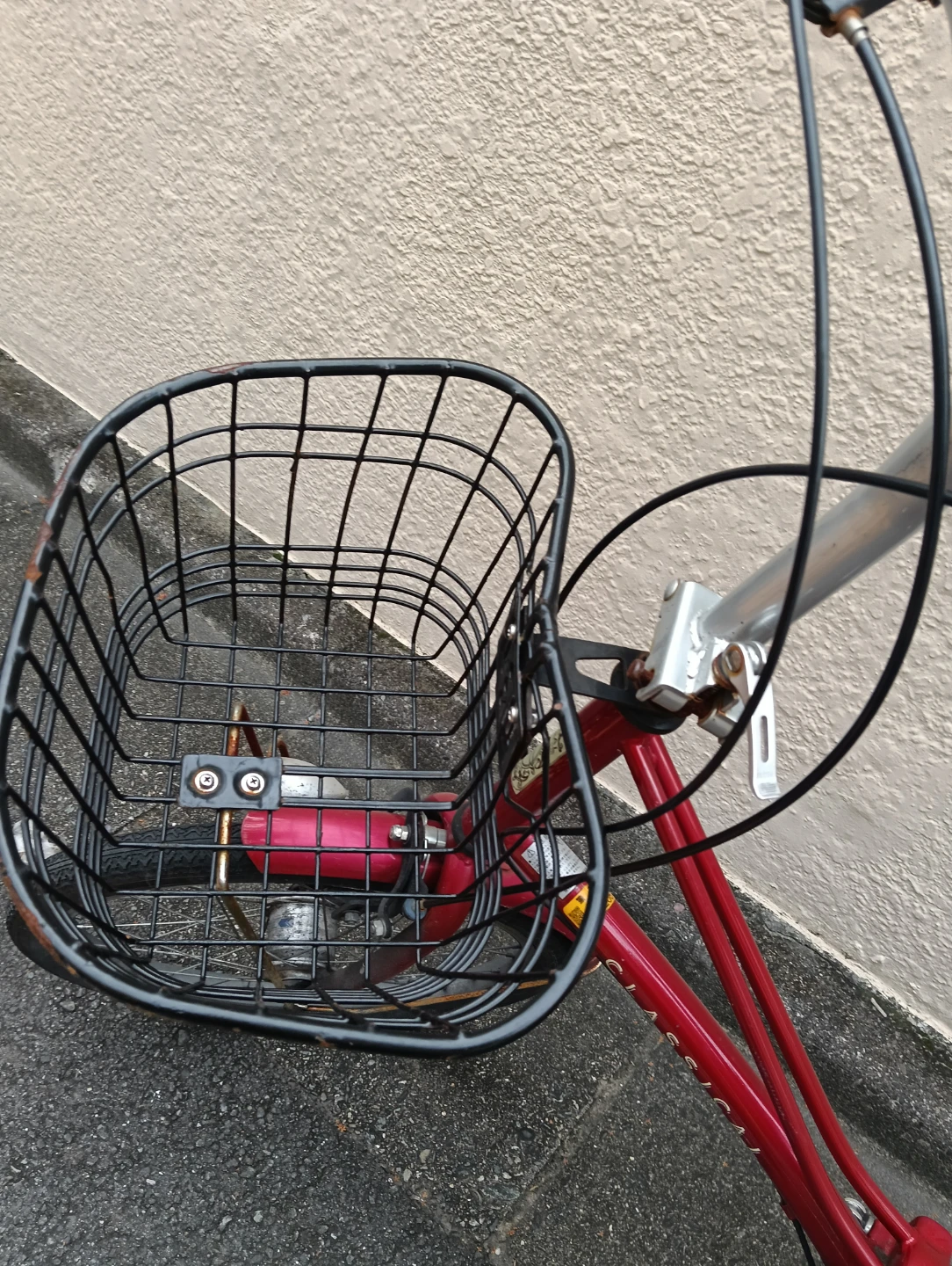 折りたたみ自転車 赤の写真2枚目