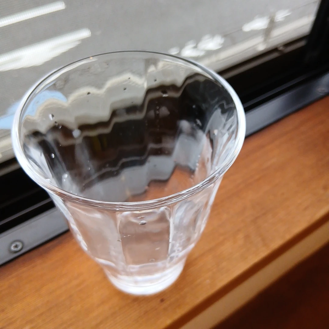 シンプル ガラス製タンブラー 透明11個までありますの写真2枚目