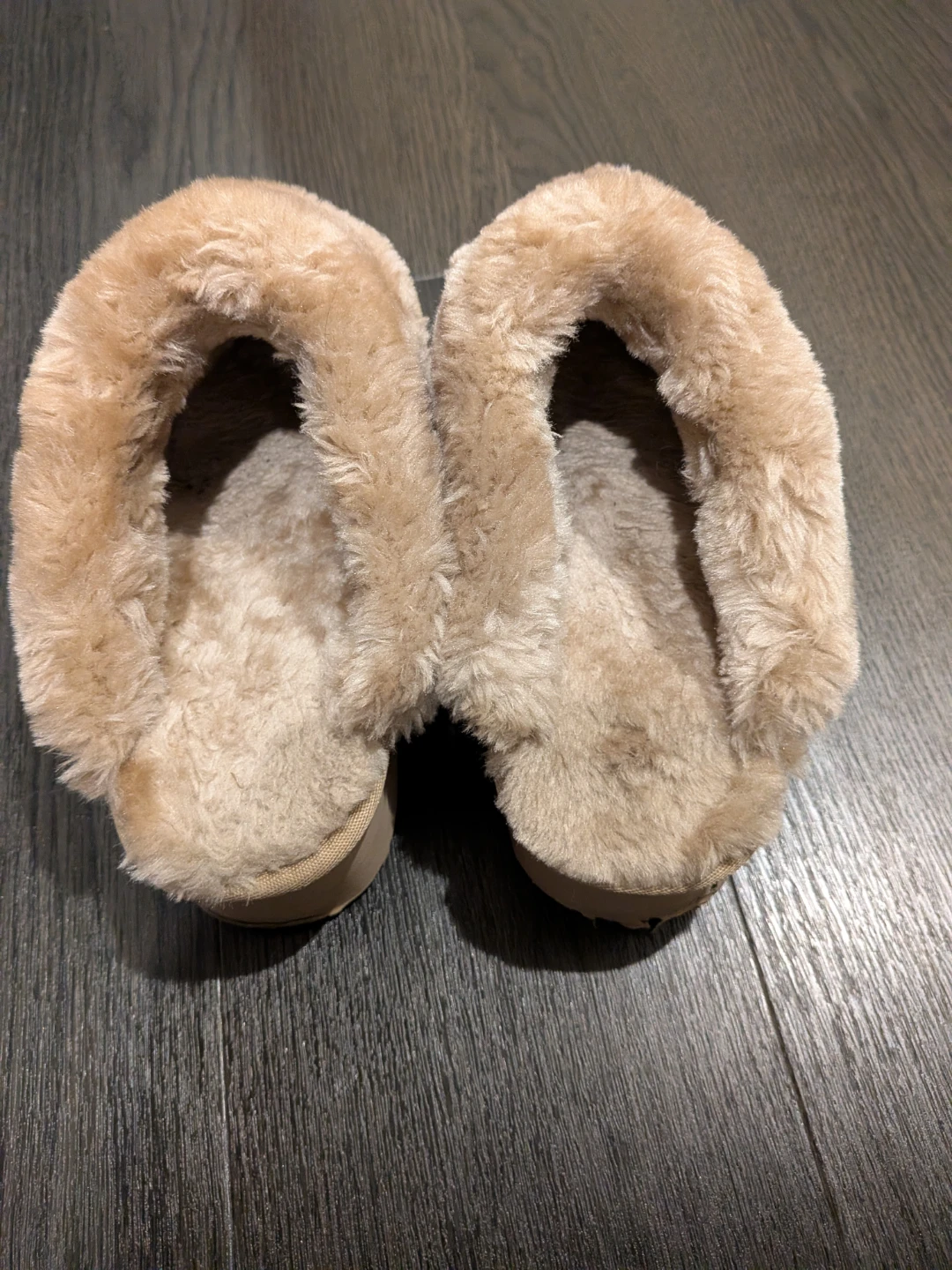 ボア サンダル  ベージュの写真2枚目