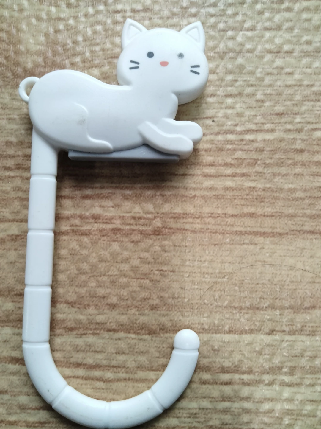 猫モチーフ バッグハンガー ホワイト