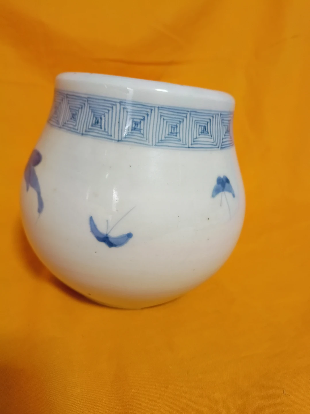 染付 陶器 鉢 花瓶 壺江戸時代物の写真2枚目